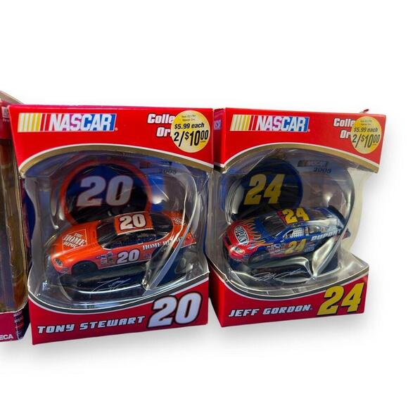 NASCAR Set Collector's Dale Earnhardt Jr., Tony Stewart, Jeff Gordon Kurt Busch - Picture 2 of 9